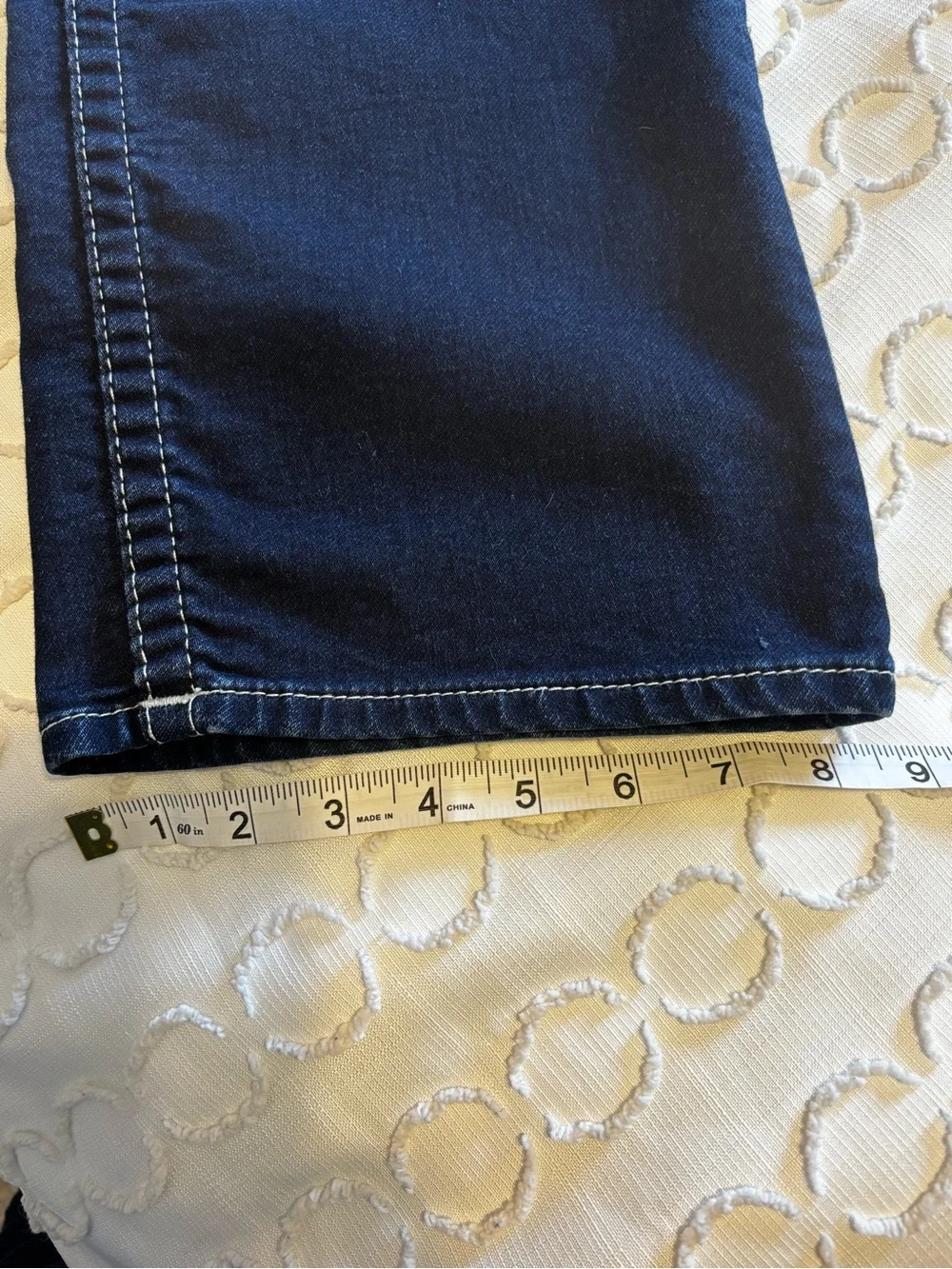 True Religion Ricky Straight Flap Jeans Dark Denim size 36